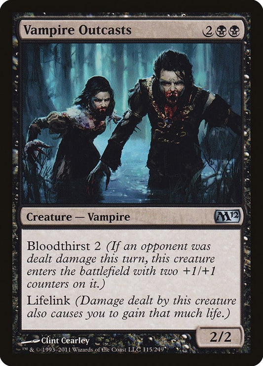 Image for Vampire Outcasts (115) (Magic 2012 (M12)) - Magic: The Gathering