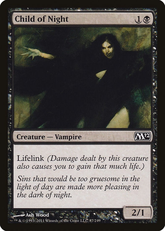 Image for Child of Night (87) (Magic 2012 (M12)) - Magic: The Gathering