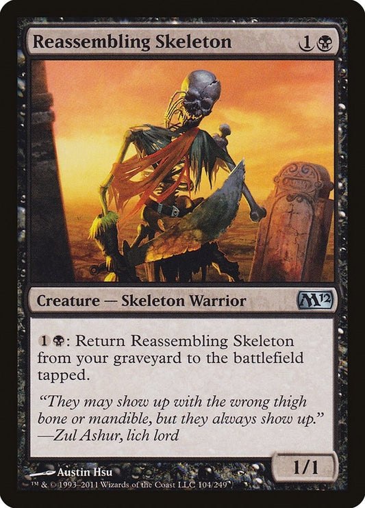 Image for Reassembling Skeleton (104) (Magic 2012 (M12)) - Magic: The Gathering