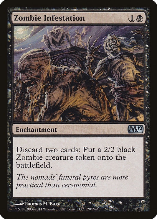 Image for Zombie Infestation (120) (Magic 2012 (M12)) - Magic: The Gathering