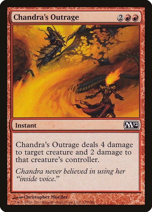 Image for Chandra's Outrage (125) (Magic 2012 (M12)) - Magic: The Gathering