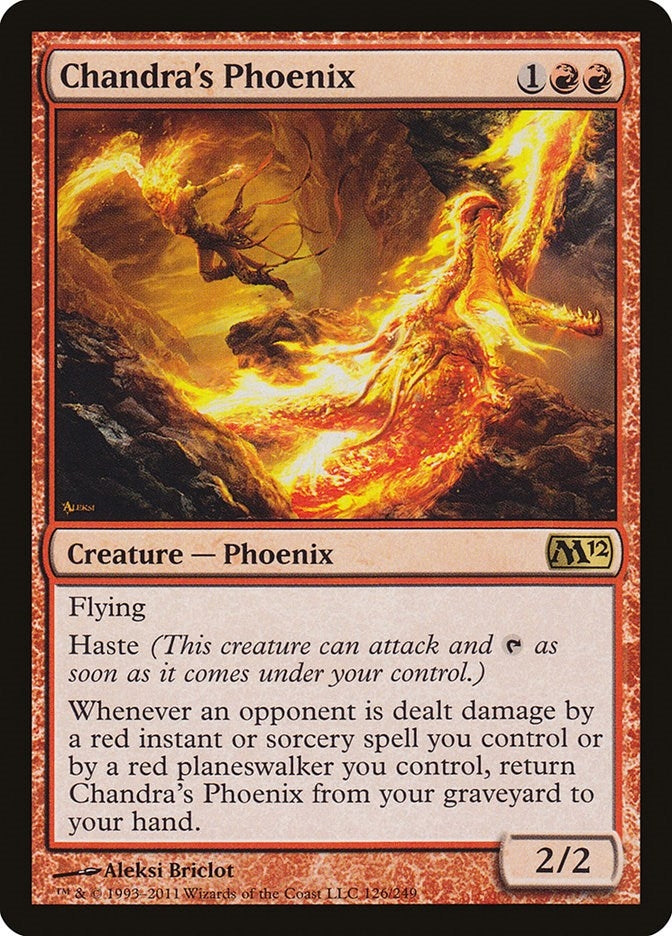 Image for Chandra's Phoenix (126) (Magic 2012 (M12)) - Magic: The Gathering