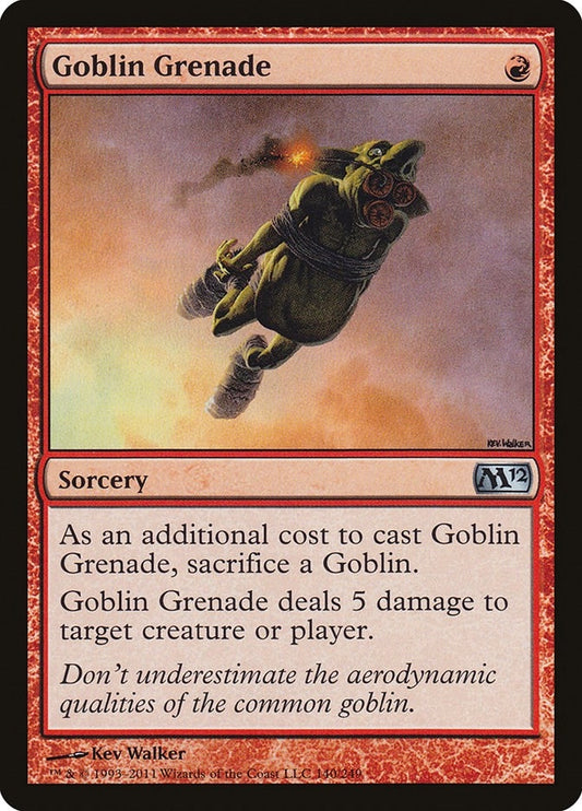 Image for Goblin Grenade (140) (Magic 2012 (M12)) - Magic: The Gathering