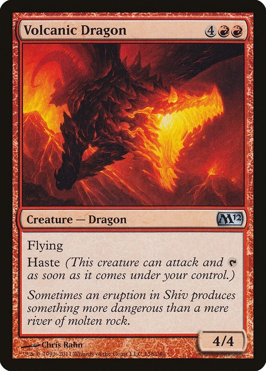Image for Volcanic Dragon (158) (Magic 2012 (M12)) - Magic: The Gathering