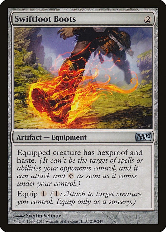 Image for Swiftfoot Boots (219) (Magic 2012 (M12)) - Magic: The Gathering