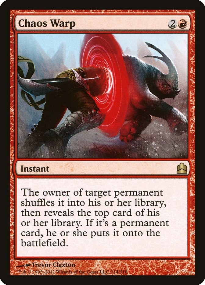 Image for Chaos Warp (114) (Commander) - Magic: The Gathering