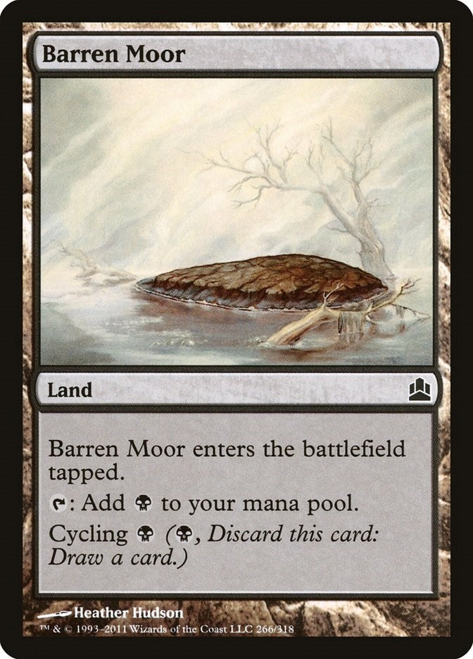 Image for Barren Moor (266) (Commander) - Magic: The Gathering