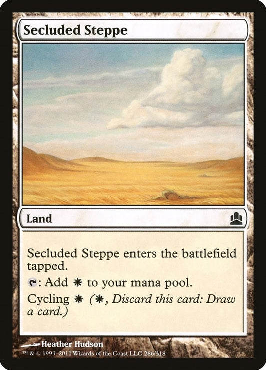 Image for Secluded Steppe (286) (Commander) - Magic: The Gathering