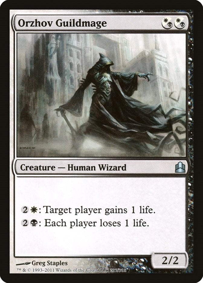 Image for Orzhov Guildmage (217) (Commander) - Magic: The Gathering