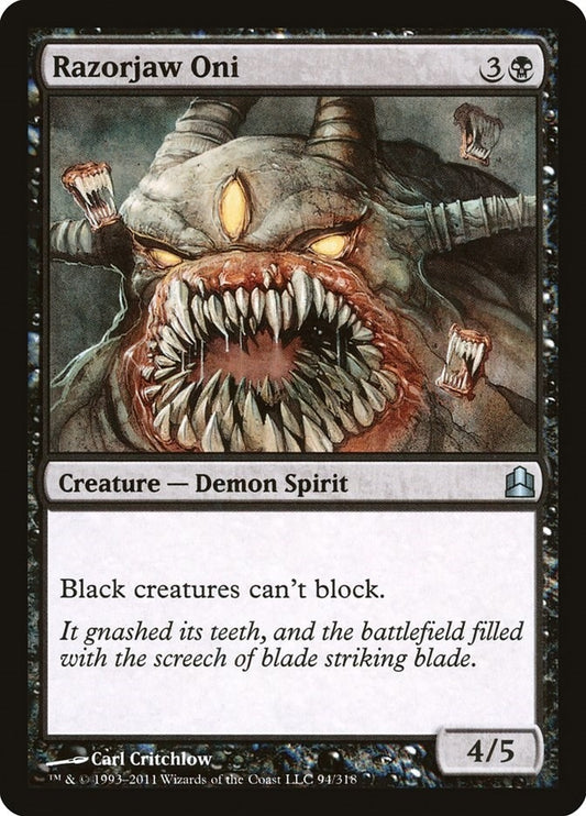 Image for Razorjaw Oni (94) (Commander) - Magic: The Gathering