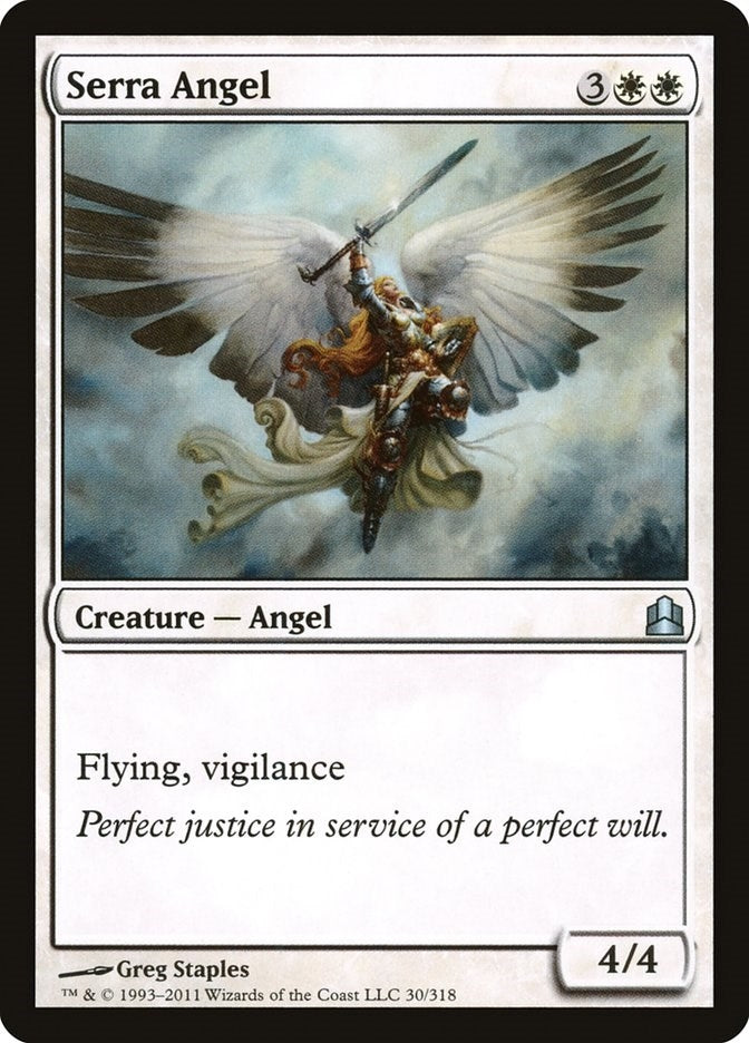 Image for Serra Angel (30) (Commander) - Magic: The Gathering