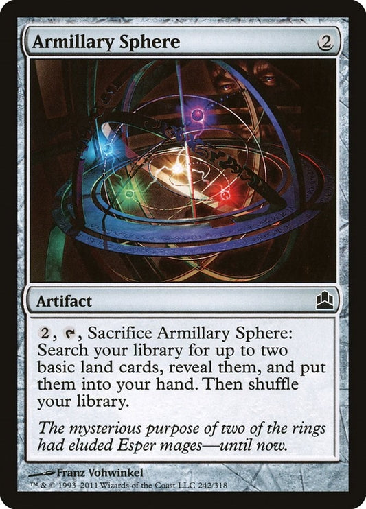 Image for Armillary Sphere (242) (Commander) - Magic: The Gathering