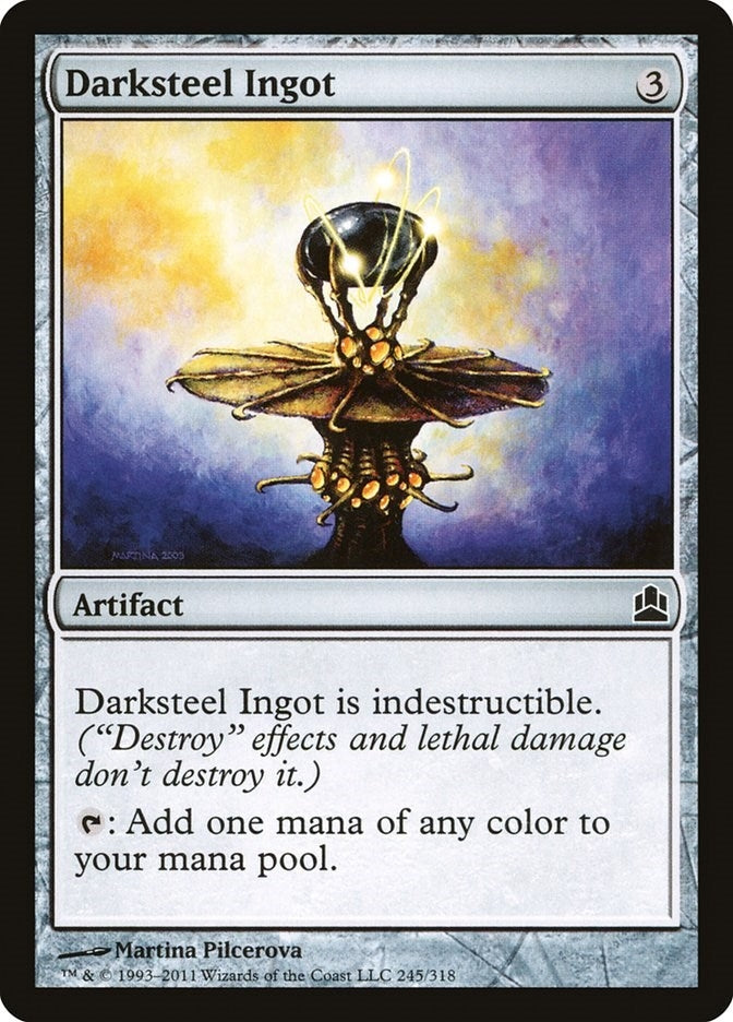 Image for Darksteel Ingot (245) (Commander) - Magic: The Gathering