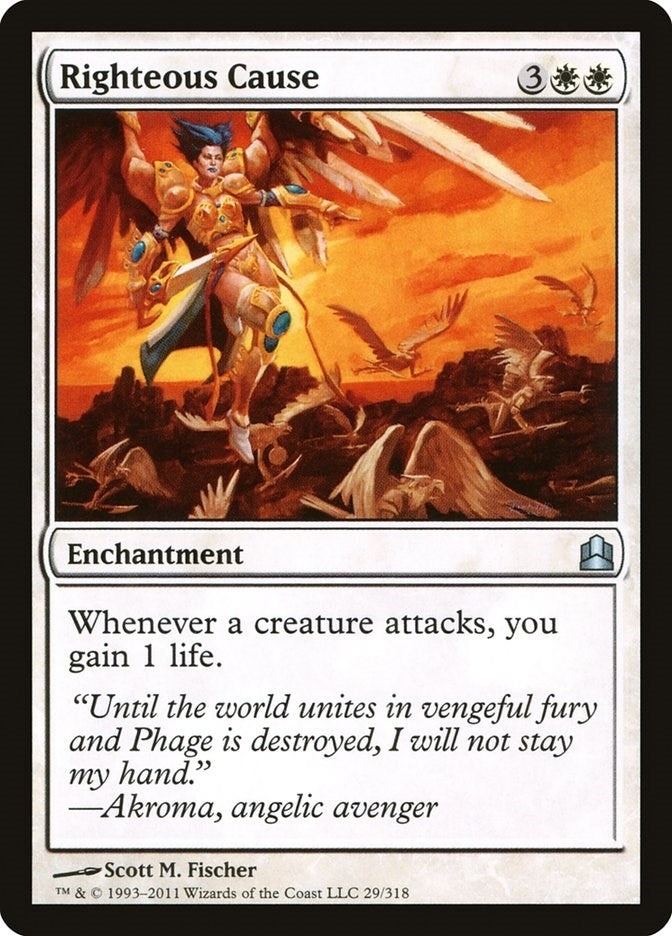 Image for Righteous Cause (29) (Commander) - Magic: The Gathering