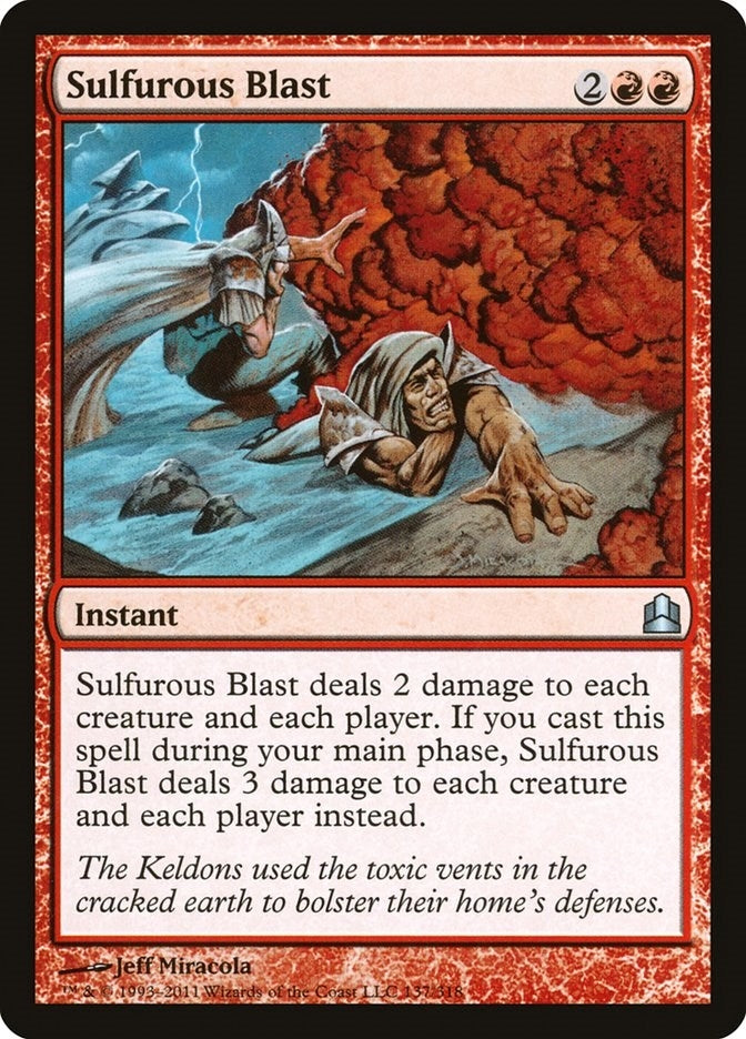 Image for Sulfurous Blast (137) (Commander) - Magic: The Gathering