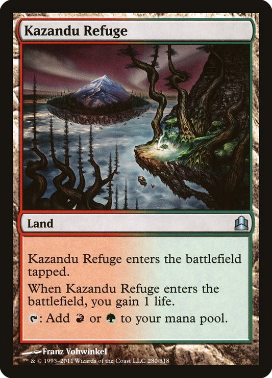 Image for Kazandu Refuge (280) (Commander) - Magic: The Gathering