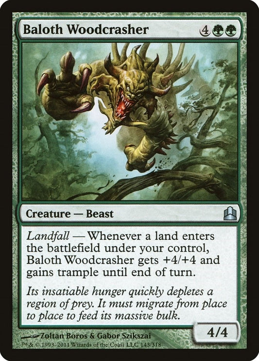 Image for Baloth Woodcrasher (143) (Commander) - Magic: The Gathering