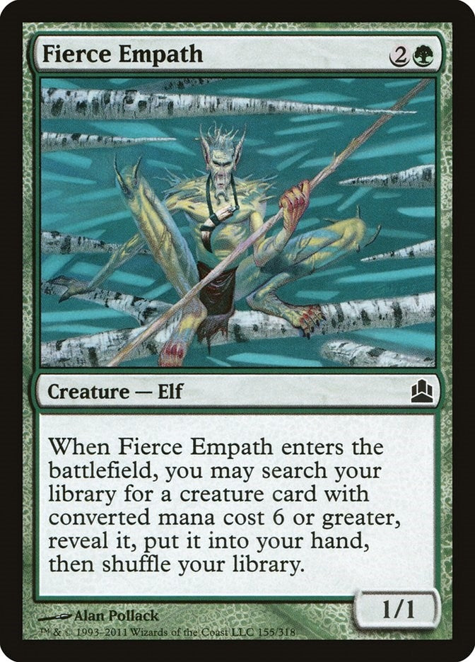 Image for Fierce Empath (155) (Commander) - Magic: The Gathering