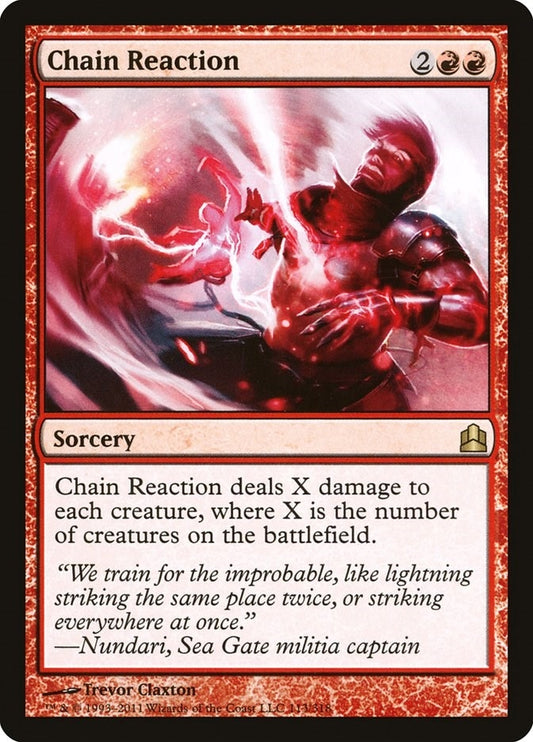 Image for Chain Reaction (113) (Commander) - Magic: The Gathering