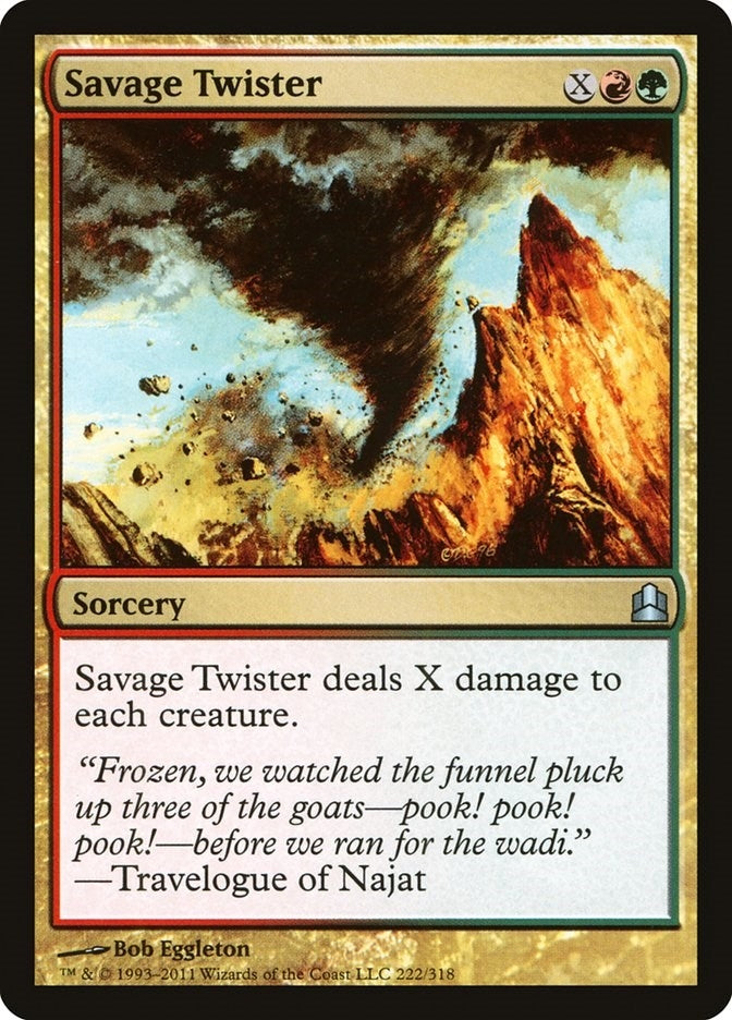 Image for Savage Twister (222) (Commander) - Magic: The Gathering
