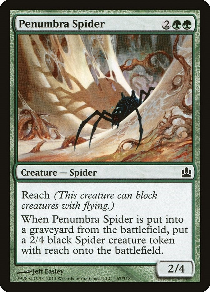 Image for Penumbra Spider (167) (Commander) - Magic: The Gathering