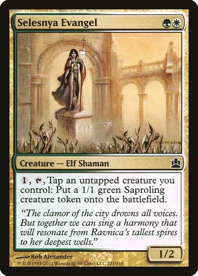Image for Selesnya Evangel (223) (Commander) - Magic: The Gathering