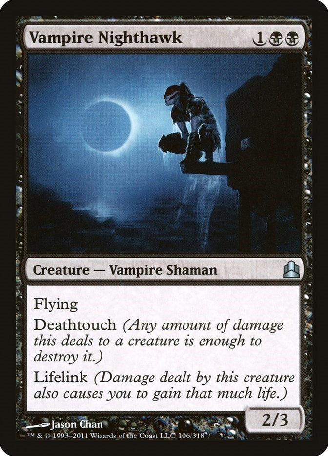 Image for Vampire Nighthawk (106) (Commander) - Magic: The Gathering