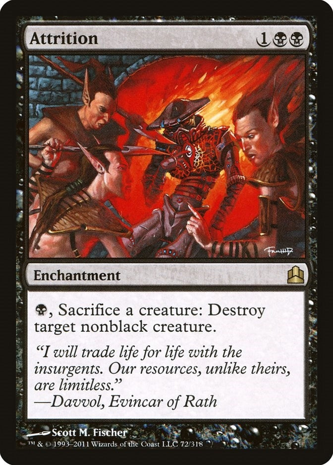 Image for Attrition (72) (Commander) - Magic: The Gathering