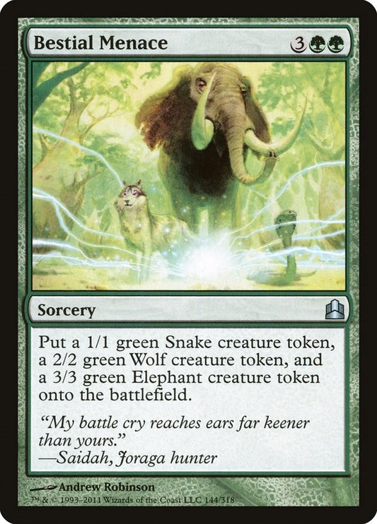 Image for Bestial Menace (144) (Commander) - Magic: The Gathering
