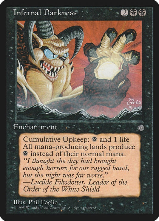Image for Infernal Darkness (23) (Ice Age) - Magic: The Gathering