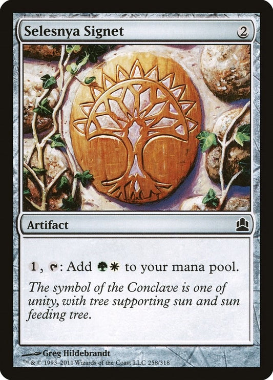 Image for Selesnya Signet (258) (Commander) - Magic: The Gathering