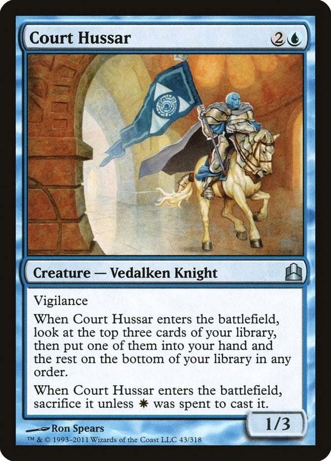 Image for Court Hussar (43) (Commander) - Magic: The Gathering