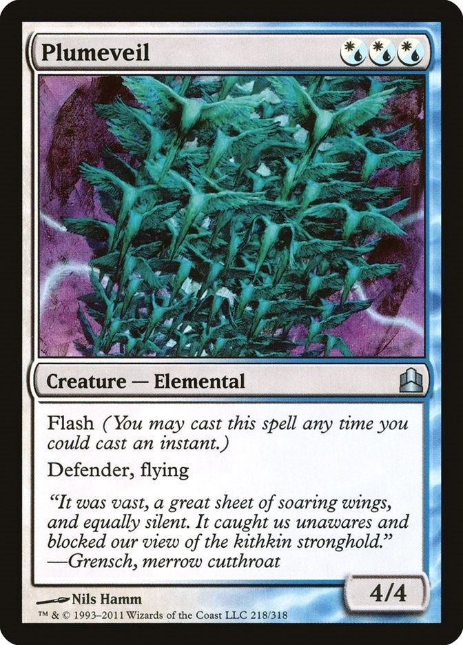 Image for Plumeveil (218) (Commander) - Magic: The Gathering