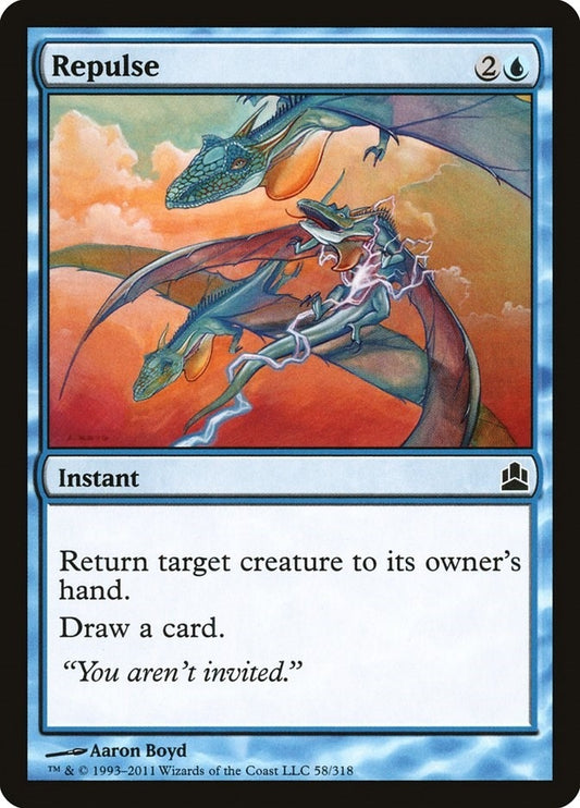 Image for Repulse (58) (Commander) - Magic: The Gathering