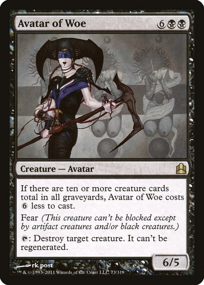 Image for Avatar of Woe (73) (Commander) - Magic: The Gathering