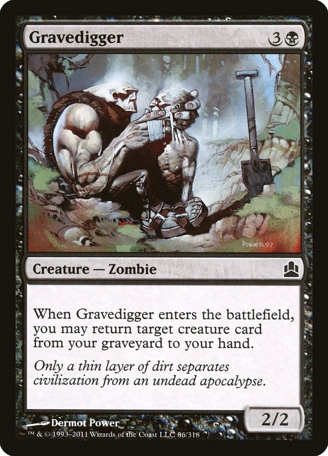 Image for Gravedigger (86) (Commander) - Magic: The Gathering