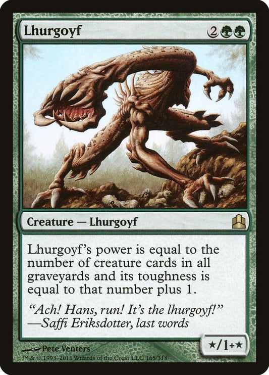 Image for Lhurgoyf (165) (Commander) - Magic: The Gathering