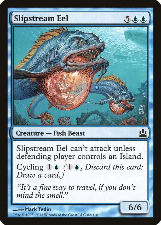 Image for Slipstream Eel (62) (Commander) - Magic: The Gathering