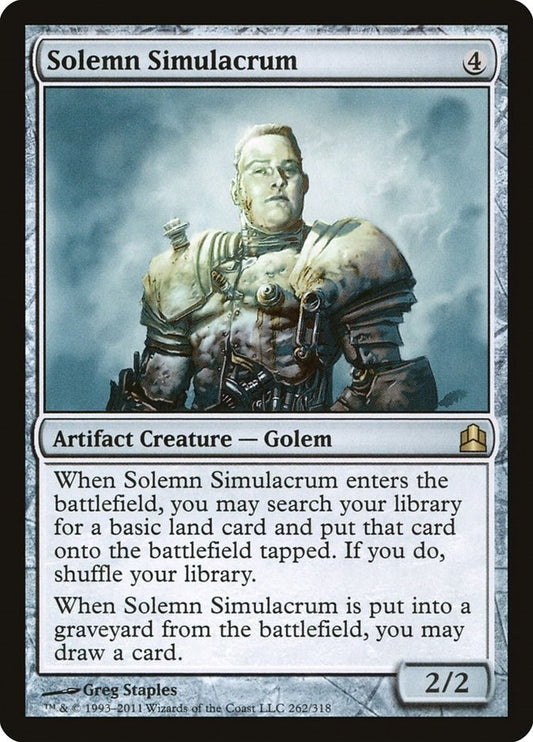 Image for Solemn Simulacrum (262) (Commander) - Magic: The Gathering