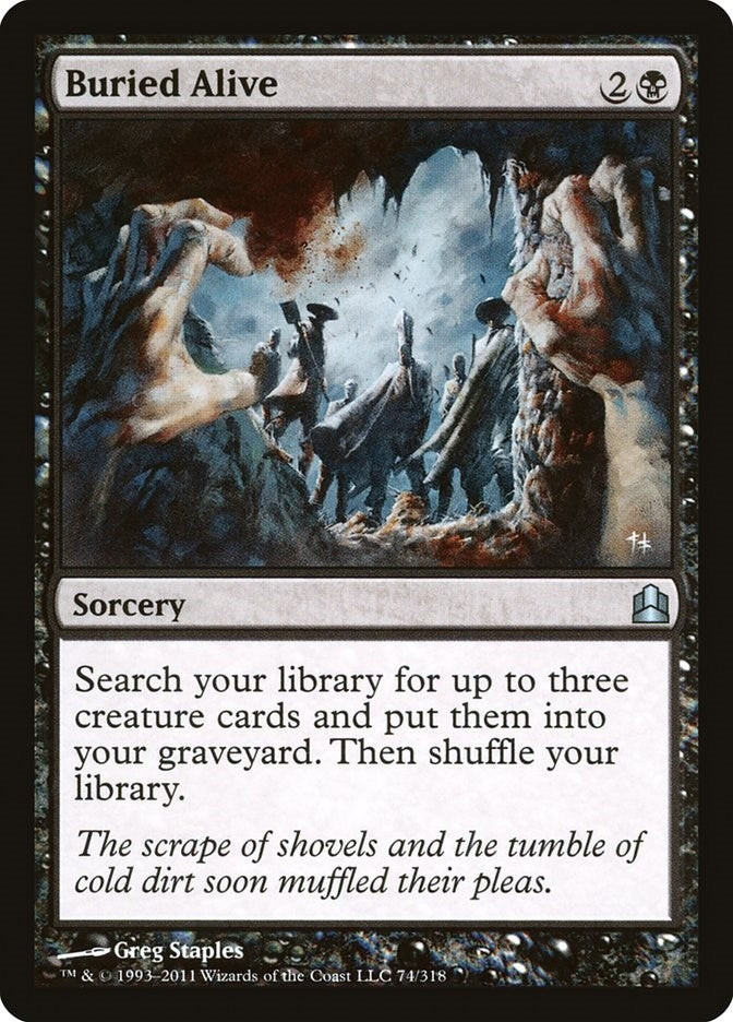 Image for Buried Alive (74) (Commander) - Magic: The Gathering