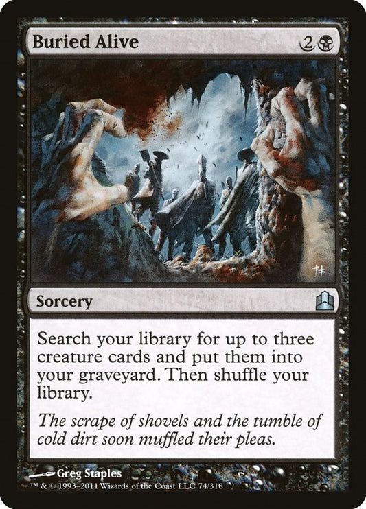 Image for Buried Alive (74) (Commander) - Magic: The Gathering