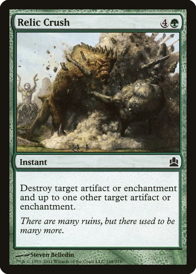 Image for Relic Crush (168) (Commander) - Magic: The Gathering