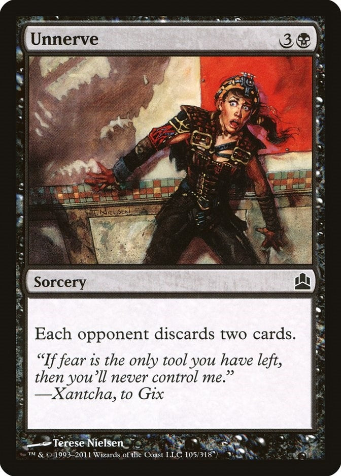 Image for Unnerve (105) (Commander) - Magic: The Gathering