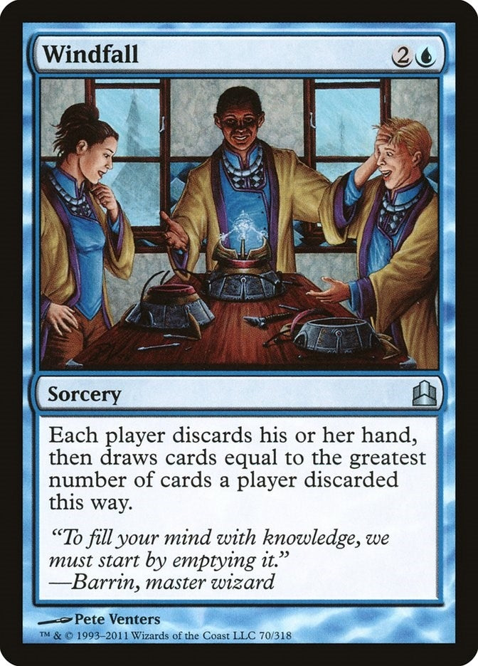 Image for Windfall (70) (Commander) - Magic: The Gathering
