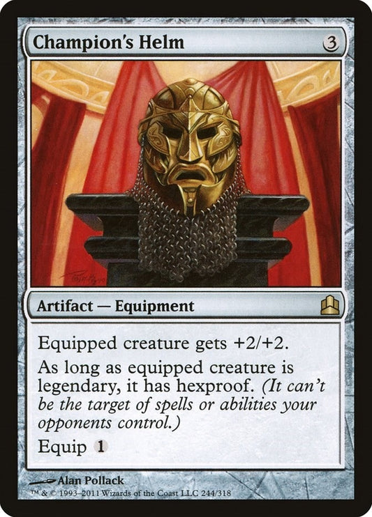 Image for Champion's Helm (244) (Commander) - Magic: The Gathering