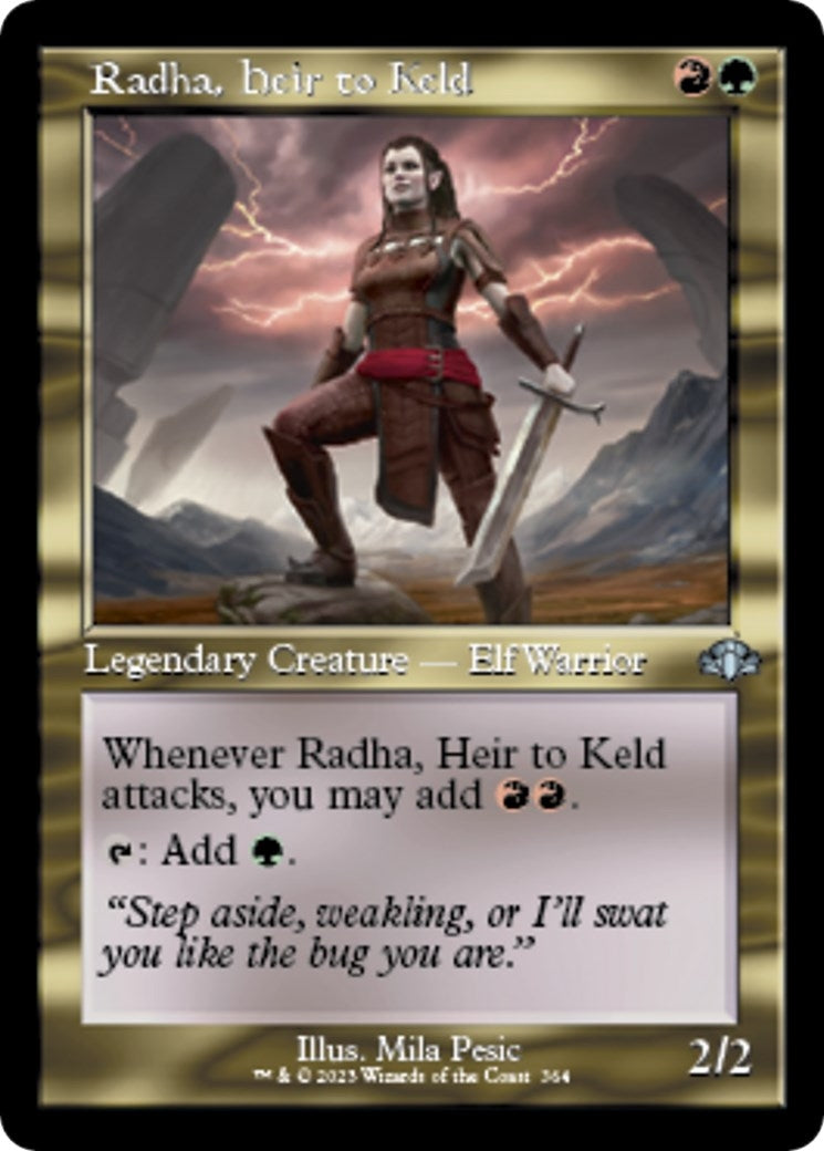 Image for Radha, Heir to Keld (Retro Frame) (364) (Dominaria Remastered) - Magic: The Gathering
