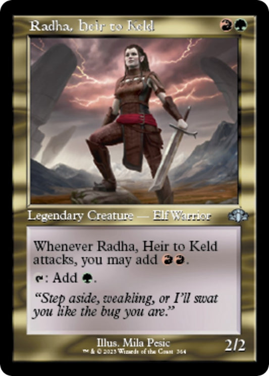 Image for Radha, Heir to Keld (Retro Frame) (364) (Dominaria Remastered) - Magic: The Gathering