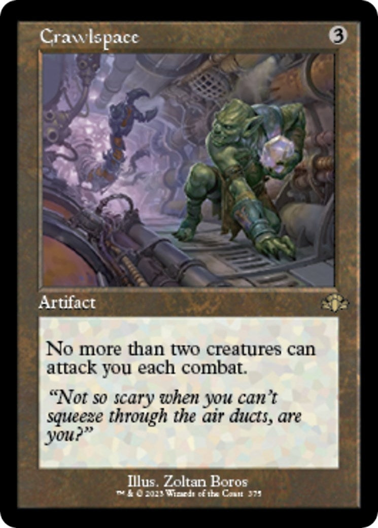 Image for Crawlspace (Retro Frame) (375) (Dominaria Remastered) - Magic: The Gathering