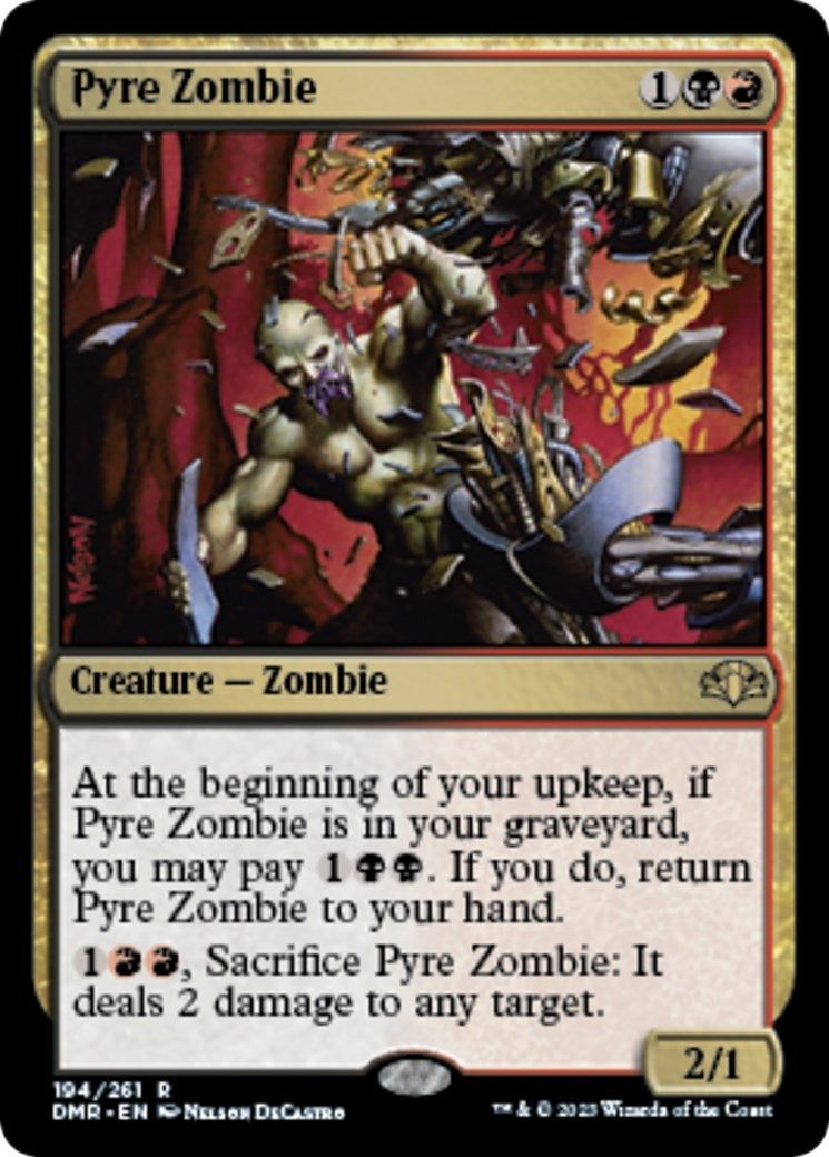 Image for Pyre Zombie (194) (Dominaria Remastered) - Magic: The Gathering