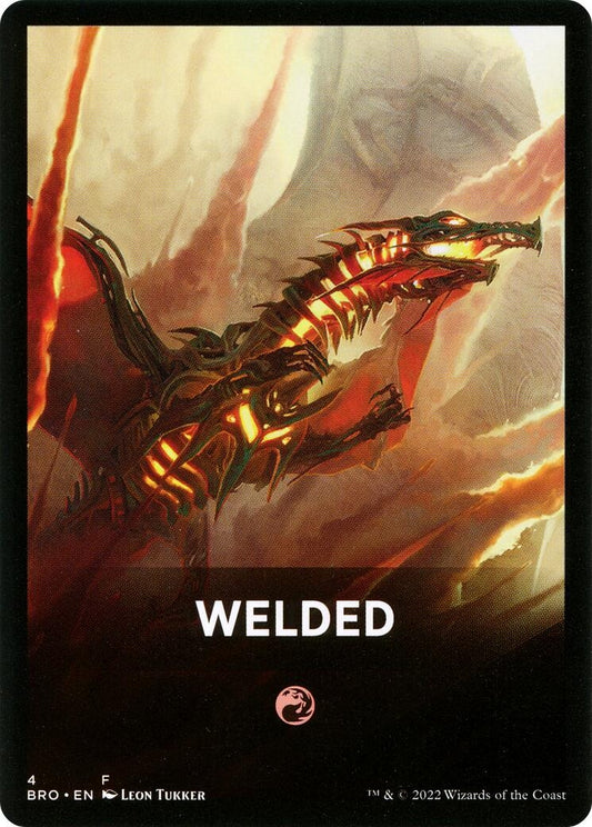 Image for Welded Theme Card (4) (The Brothers' War) - Magic: The Gathering